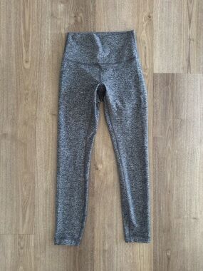 lululemon athletica Heathered Gray High-Waist Leggings